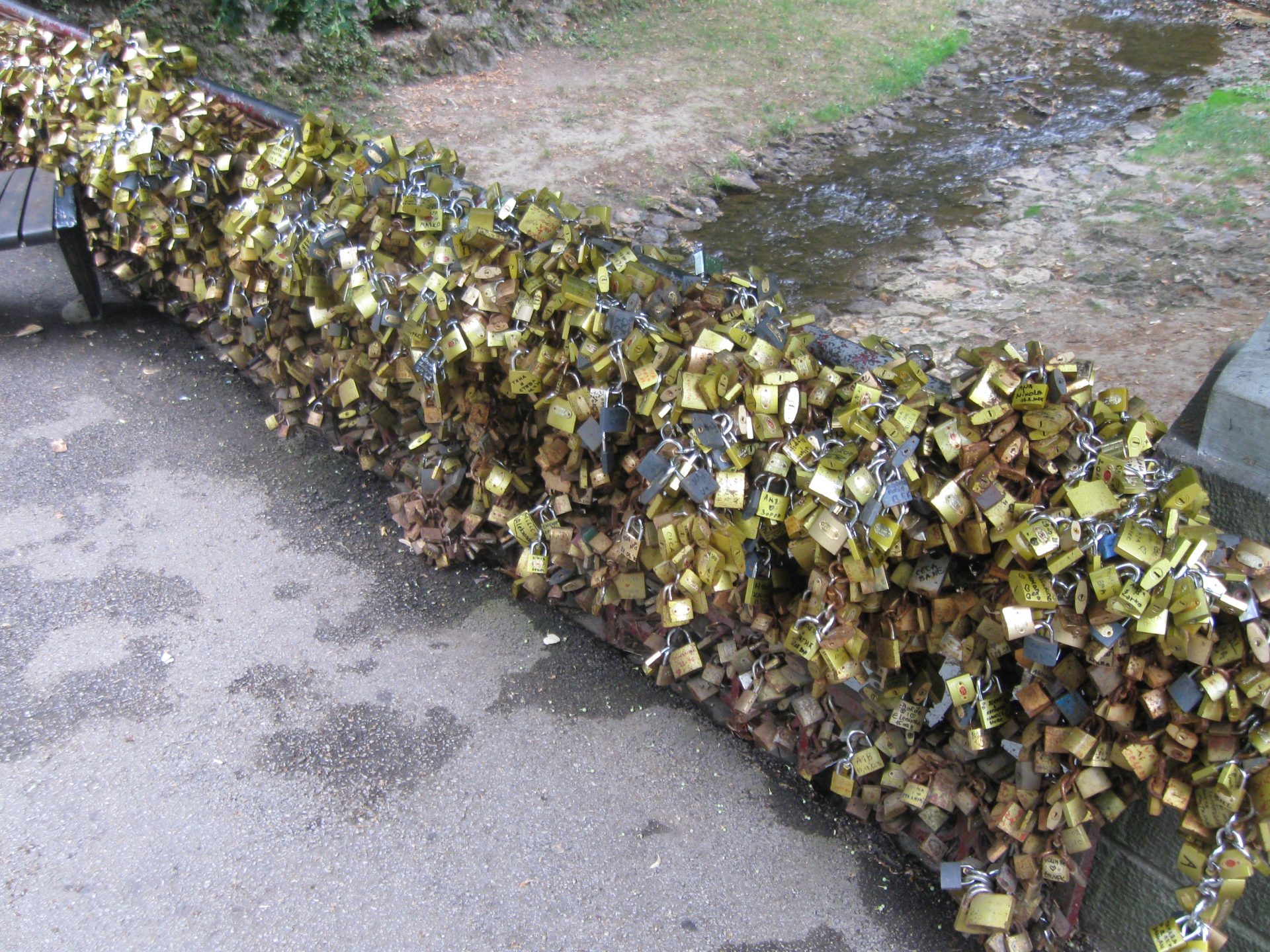 love locks around the world