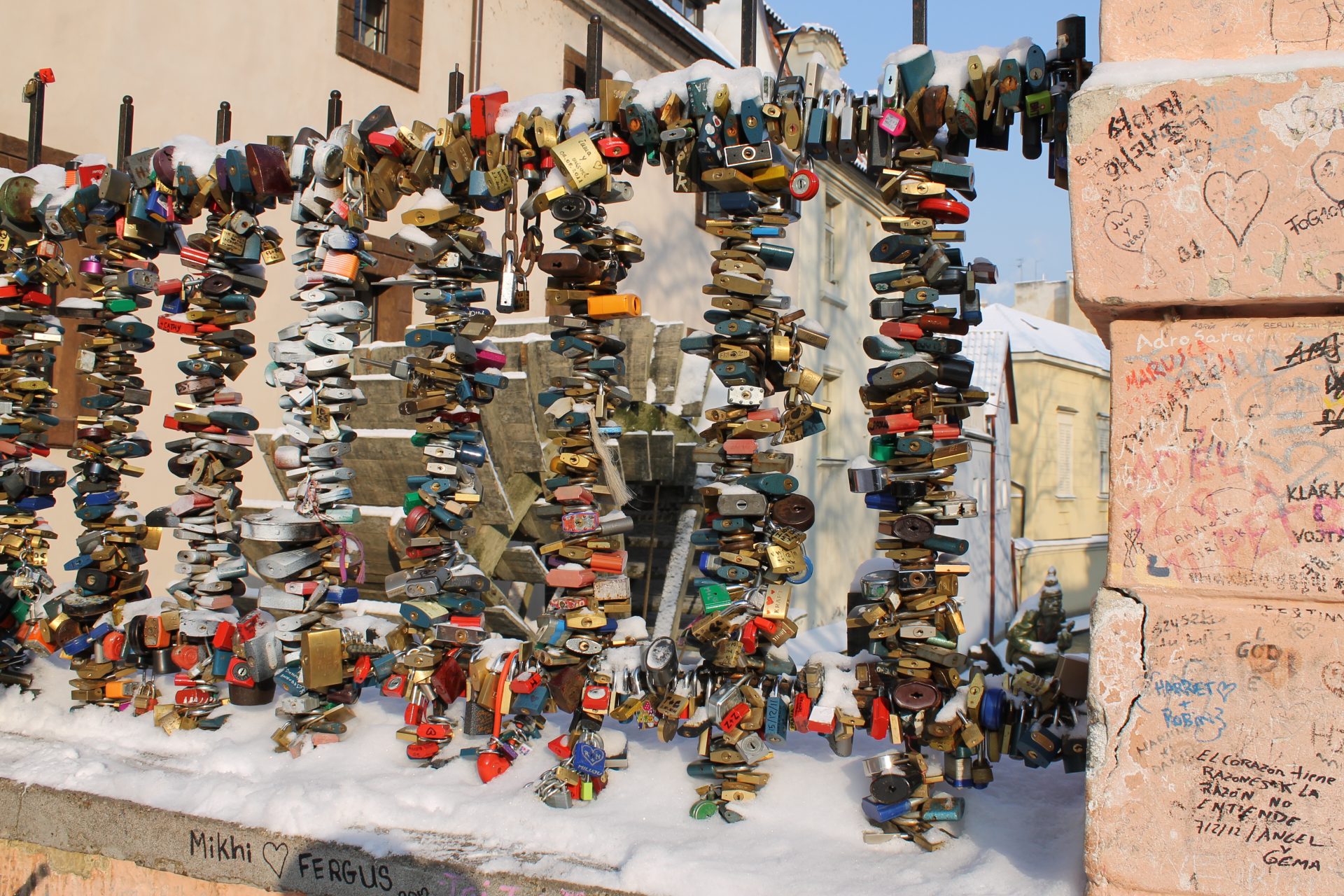 love locks around the world