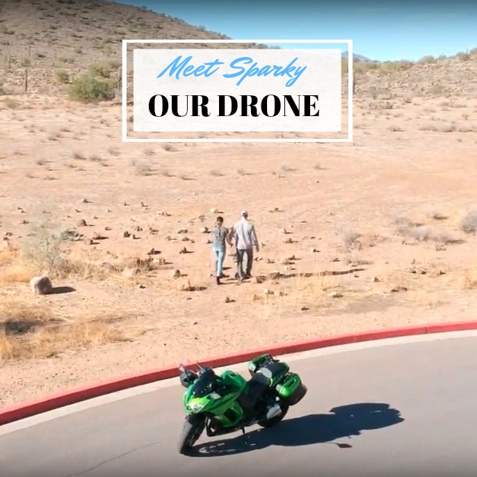 drone travel blogger