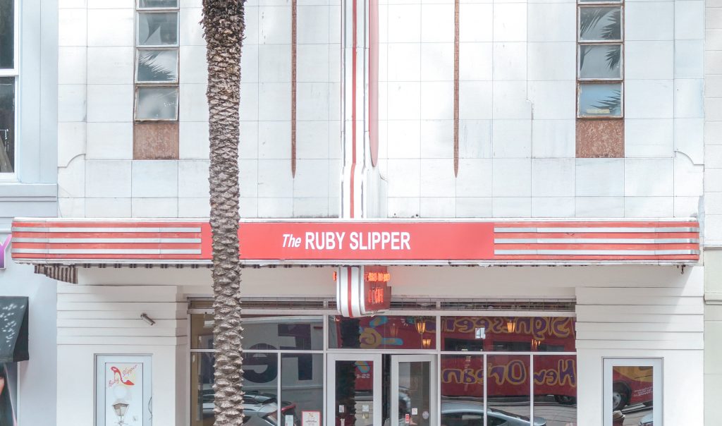 New Orleans ruby slipper